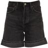 AGOLDE High Rise Baggy Cuff Short Dame Shorts - Bewitched - female - Size: Extra Small