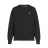Blend Cotton Sweatshirt Polo Ralph Lauren - BLACK - female - Size: Extra Large