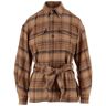Ralph Lauren Plaid-check Patterned Collared Shirt - 0Brown Multi Plaid - female - Size: 4
