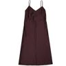 Blanca Vita Acacia Satin Slip Midi Dress - Purple - female - Size: 42