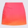 Louisa Ballou Hot Pink Stretch Double Ring Mini Skirt - 0HOT PINK - female - Size: Small