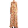 Plan C Floral Print Maxi Dress - MULTICOLOR - female - Size: 38