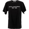 Graphic-print Cotton T-shirt Philosophy di Lorenzo Serafini - BLACK - female - Size: 0one size