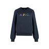 A.P.C. Vicky Cotton Sweatshirt - blue - female - Size: Small