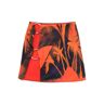 Louisa Ballou Double Ring Mini Skirt - 0QUEEN S GAMBIT (Red) - female - Size: Small