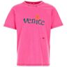 ERL Fluo Pink Cotton Blend T-shirt - Pink - unisex - Size: Large