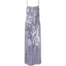 Raisa Vanessa Glittered Maxi Dress - Silver - female - Size: 38