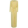 Jonathan Simkhai Maisie L/s Dress - Sulfur - female - Size: Extra Large