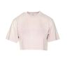 Off-White Laundry Cropped T-shirt - Purple - female - Size: Medium