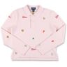 Polo Ralph Lauren Long Sleeves Horses Polo Shirt - PINK - female - Size: 16