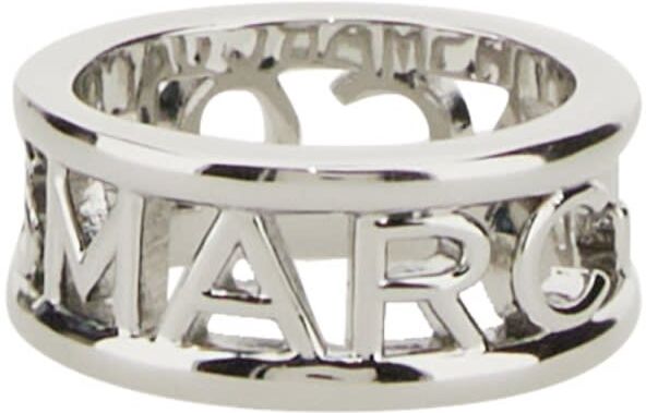 Marc Jacobs The Monogram Ring - SILVER - female - Size: 8