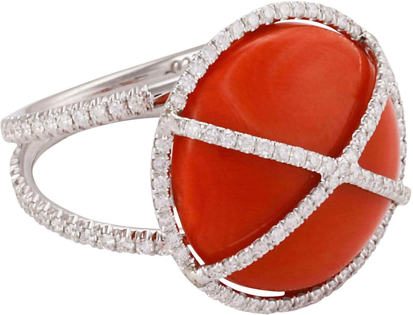 Lo Spazio Jewelry Lo Spazio Mare di Stelle Ring - Red - female - Size: 6.5