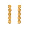 Versace Tribute Jellyfish Pendant Earrings - GOLD - female - Size: 0one size