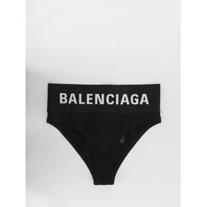 Balenciaga Elastic Briefs With Logo - Black - female - Size: Extra Small