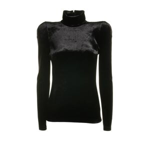 Balenciaga Round Shoulder Turtleneck In Black - BLACK - female - Size: 38