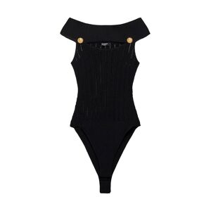 Balmain Bodysuit - Noir - female - Size: 40