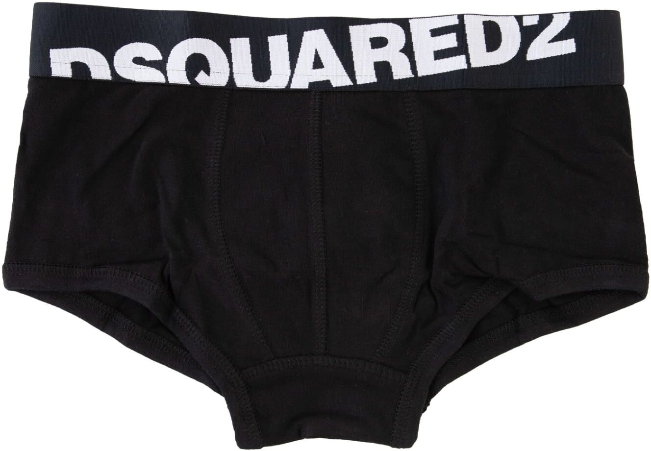 Dsquared2 Jersey Boxer With Logoed Elastic - Back - male - Size: 12