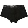 Boxer - Elastico Scritta Versace - black - male - Size: 2X-Large