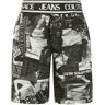 Magazine-printed Knee-length Shorts Versace Jeans Couture - male - Size: 48