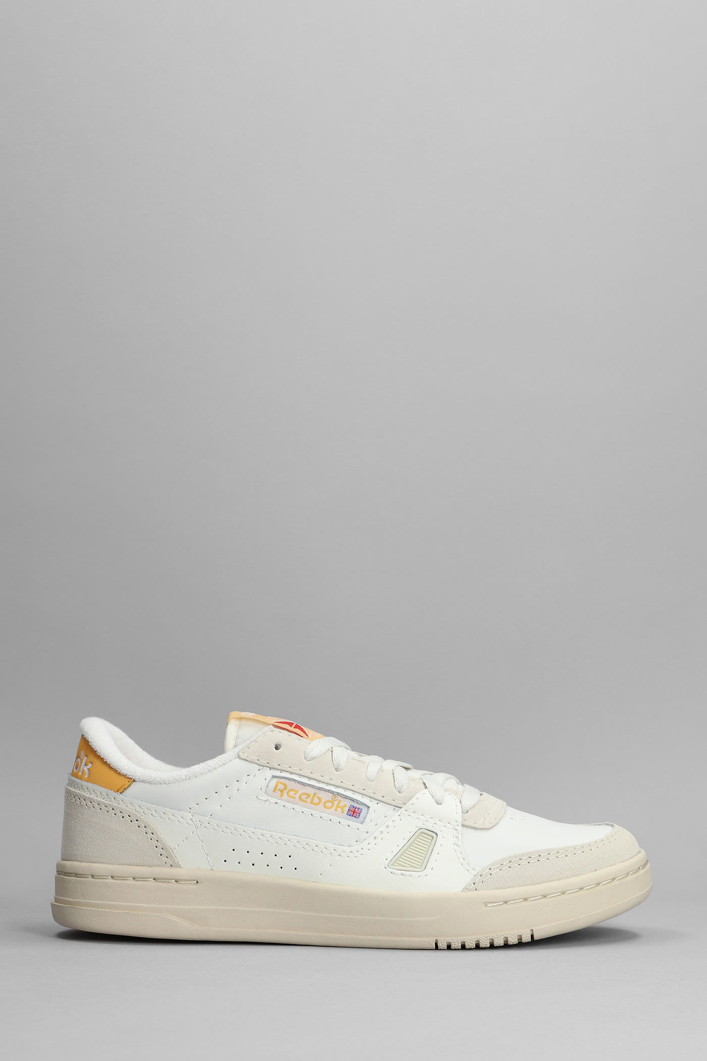 Reebok Lt Court Sneakers In White Leather - Multicolour - male - Size: 40.5