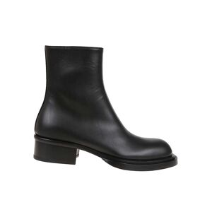 Alexander McQueen Boots Ankle Cuban Stacks - Black - male - Size: 41