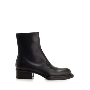 Alexander McQueen stack Cuban Ankle Boots - Black - male - Size: 42