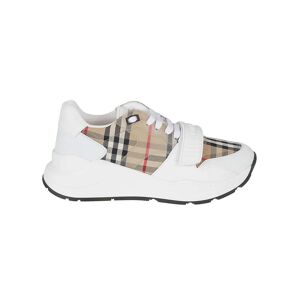 Burberry Ramsey Sneakers - White/Clear/Check - male - Size: 42.5