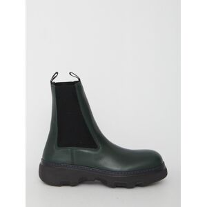 Burberry Creeper Chelsea Boots - GREEN - male - Size: 41