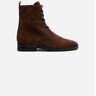 CB Made in Italy Dark Suede Boots Eva - Brown - male - Size: 42.5