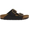 Birkenstock arizona Black Slip-on Sneakers With Branded Buckles In Leather Man - Black - male - Size: 41