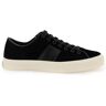 Tom Ford Cambridge Sneakers - 0BLACK CREAM (Black) - male - Size: 9