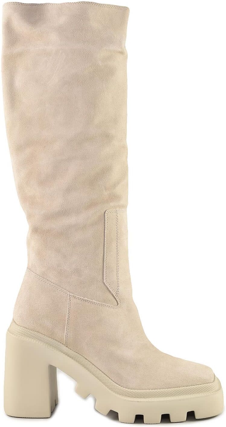 Vic Matié Womens Beige Boots - Beige - female - Size: 37