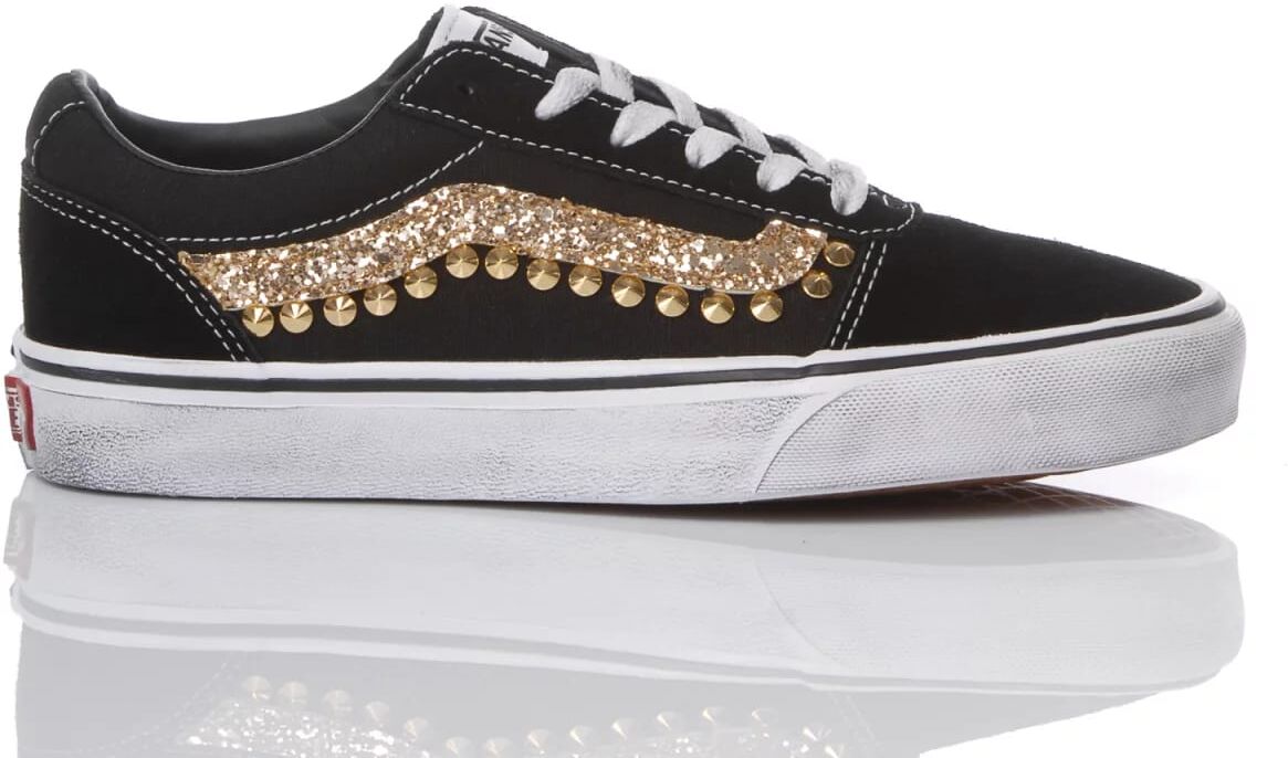 Vans Glitter Wave Gold Customized Mimanera - female - Size: 35