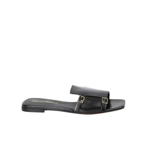 Santoni Double Buckle Sandals - Black - female - Size: 38