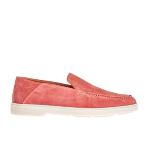 Santoni Suede Loafers - Red - female - Size: 37