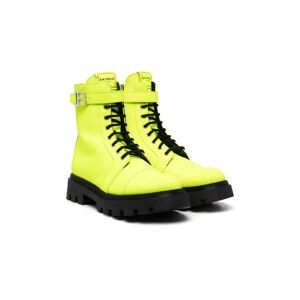 Balmain Yellow Leather Boots - Giallo - unisex - Size: 30