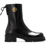 Biker Medusa-plaque Ankle Boots - 0V Nero Oro Versace - female - Size: 38