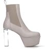 Rick Owens grill Beatle Platform Boots - Taupe - female - Size: 36