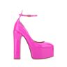Valentino Garavani Pp Pink Leather Tan-go Pumps - UWT - female - Size: 37.5