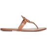 Tory Burch Miller Leather Sandals - 0Saddle Brown - female - Size: 6