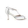 Hope White Leather Pumps With Strap - PANNA - female - Size: 36