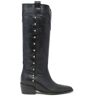 Elena Iachi Black Leather Yvette Ankle Boots - female - Size: 38