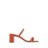 BY FAR Coral Leather Tanya Mules - CRL - female - Size: 41