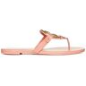 Tory Burch Miller Leather Flat Sandals - 0Sweet tooth gold - female - Size: 6