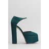 Giuseppe Zanotti Bebe Pumps In Green Suede - green - female - Size: 36