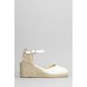 Castañer Carol-6-001 Wedges In White Canvas - white - female - Size: 41