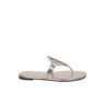 Tory Burch Miller Sandals - Metallic - female - Size: 6.5