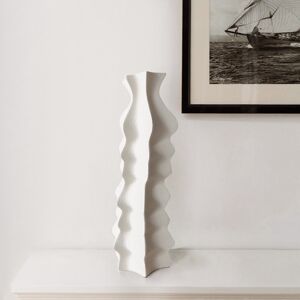 Homary Modern Resin Abstract Sculpture Home Decorative Vase Figurine Desk Decor Art in Beige