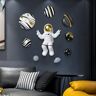 Homary 9 Pieces Art Deco Astronaut Planet Wall Decor Hanging Resin Person Sculpture Statue Set