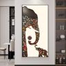 Homary Goreal Elephant Building Blocks Wall Decor Art Abstract Geometric Painting with Frame